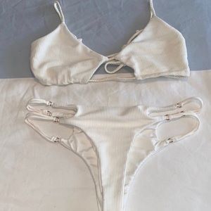 White Frankies Bikini two piece set🤍